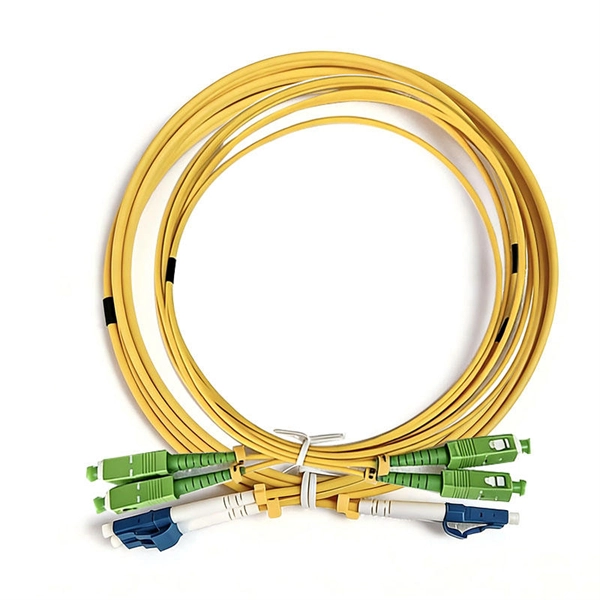 There are several fiber optic cable connectors inside the optical cable 